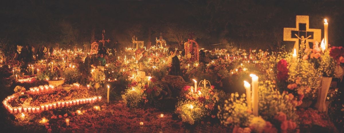 Goldblatt captured this panorama at 3:15 a.m. on the Day of the Dead in the Mexican countryside, near Cherán and Pátzcuaro.