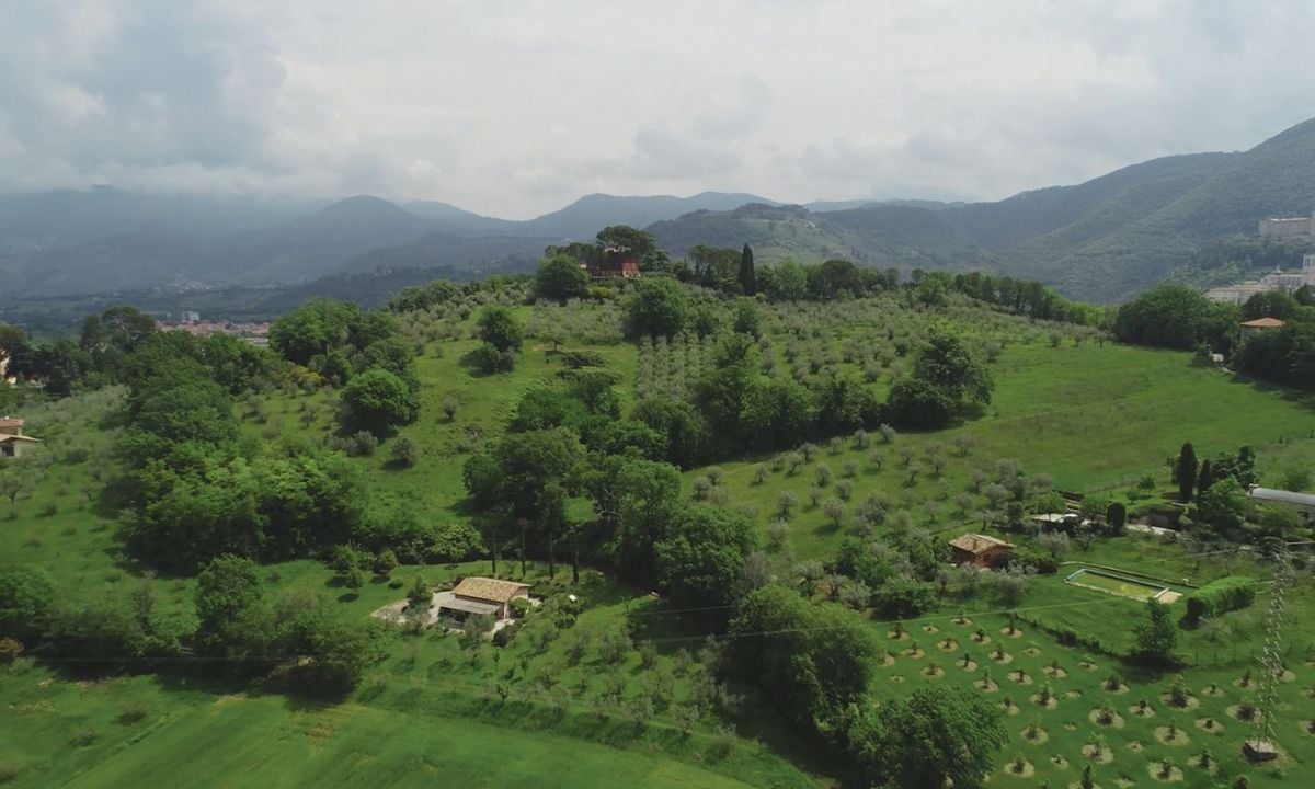 An Italian hillside captured by cinematographer and drone operator Sarah Phillips. (Image courtesy of Sarah Phillips)