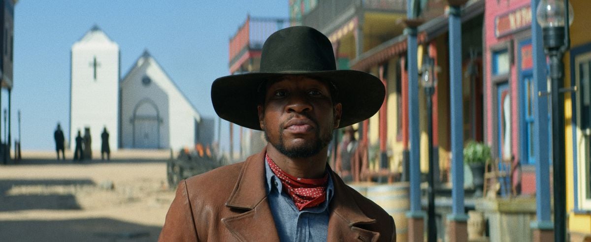 Jonathan Majors as Nat Love.