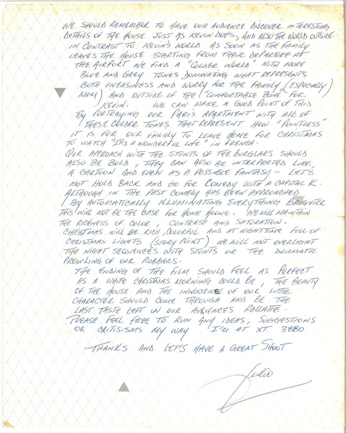 The letter that Macat sent to his crew.