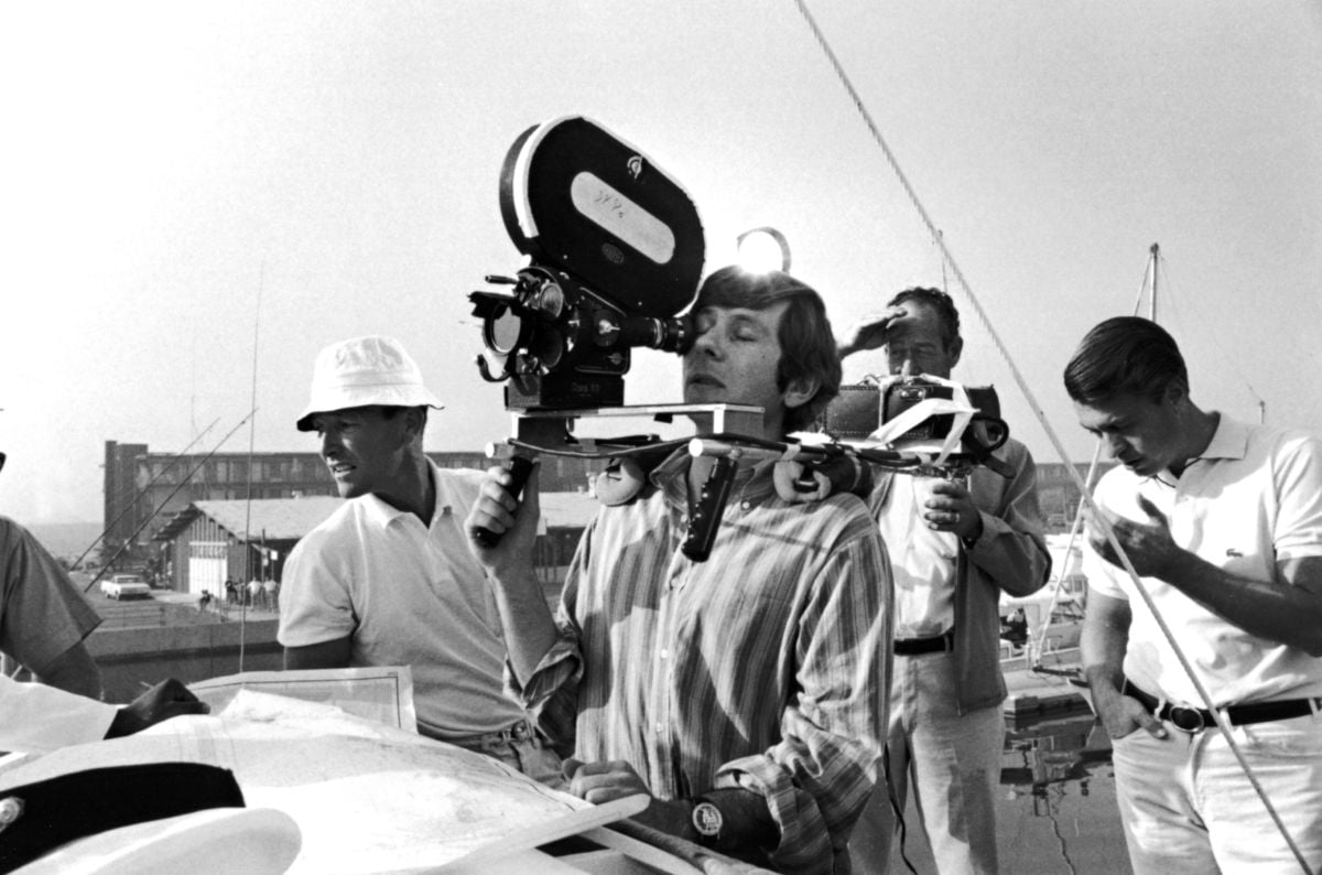 Polanski operates while filming portions of a dream sequence in the picture. (Image courtesy of AMPAS.)