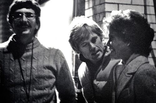 Cinematographer John Bailey (left) with director Robert Redford and actress Mary Tyler Moore on the set.