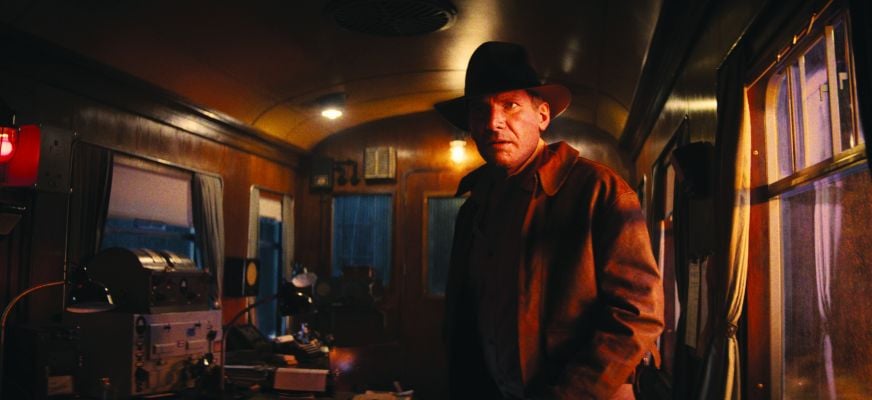 Indiana Jones on train