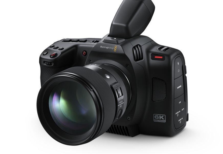 NP Blackmagic Cinema Camera 6 K Front With EVF