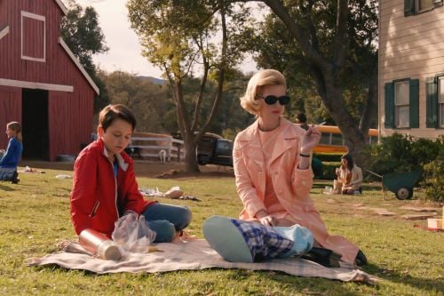 Betty (January Jones) joins her son Bobby (Mason Vale Cotton) on a school outing in the episode “Field Trip,” directed by Christopher Manley, ASC, and shot by M. David Mullen, ASC.