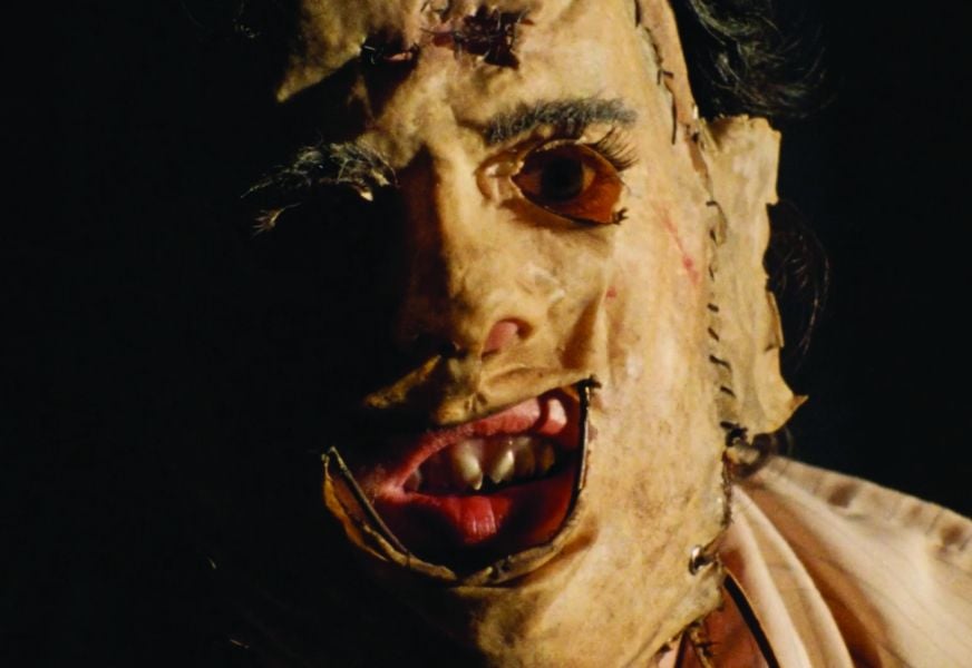 Texas Chainsaw 1 Leatherface close up