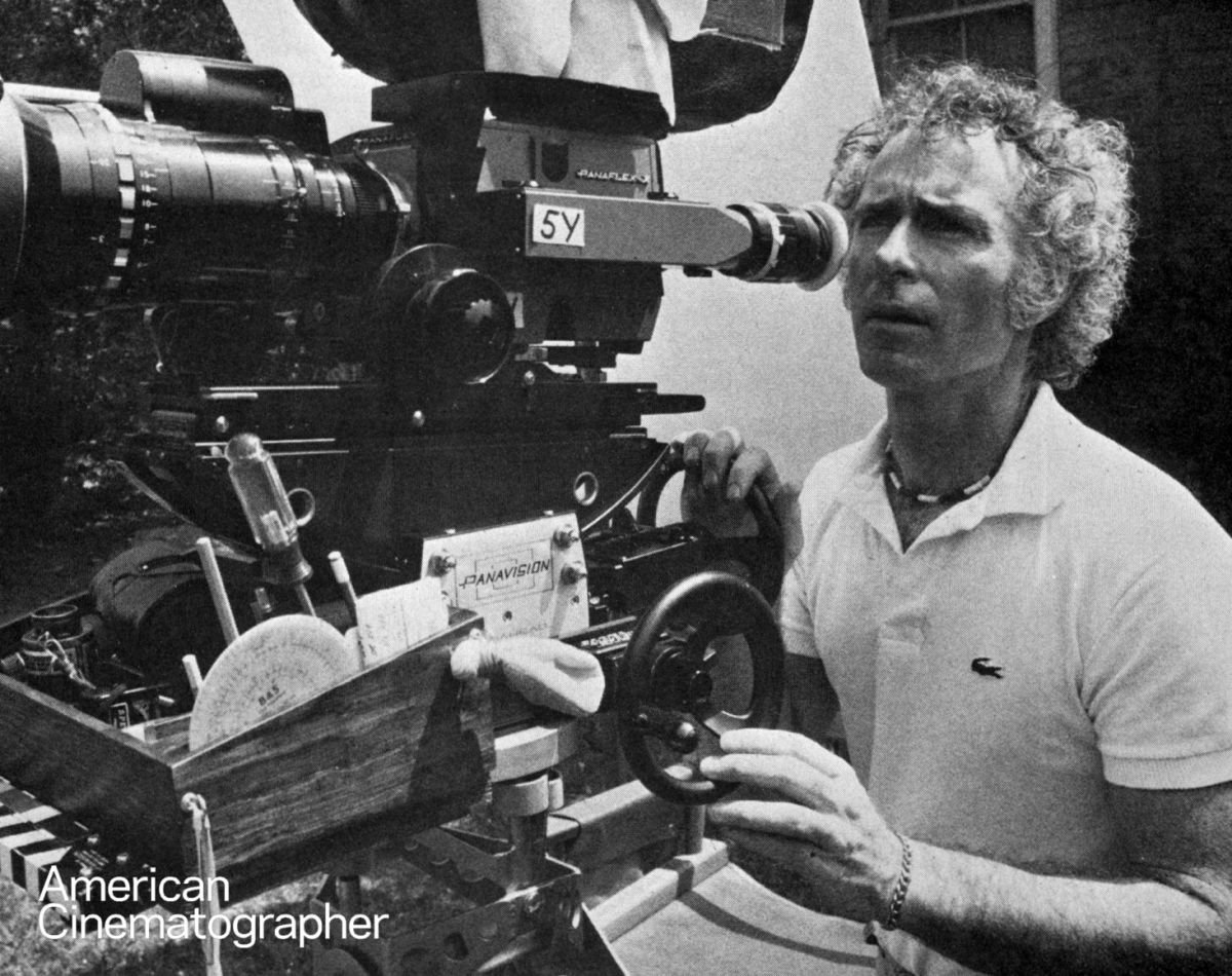 Cronenweth is widely known throughout the Hollywood film industry as one of its most creative and versatile camera artists. Although the assignment was a grueling one, he enjoyed working with Russell, whose keen visual sense he greatly admires.