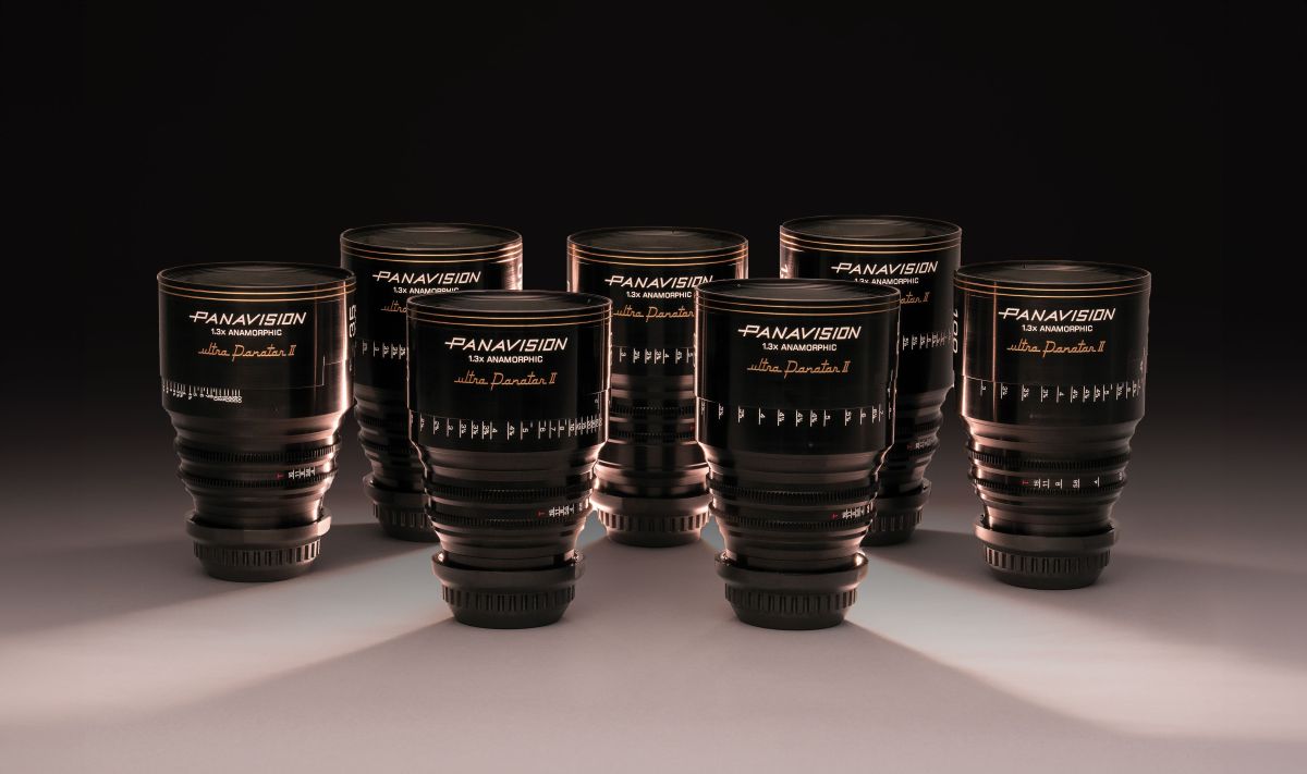 A fully assembled family of Panavision Ultra Panatar II lenses.