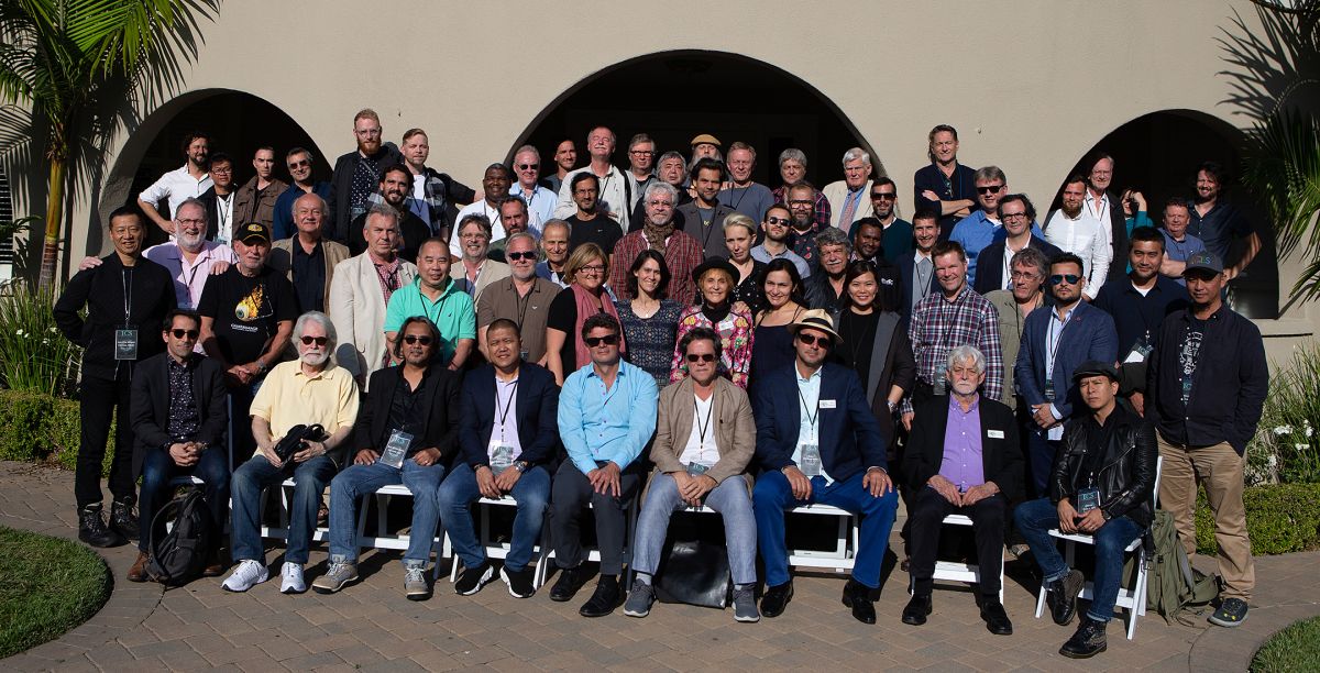 The ICS 2018 attendees assembled in front of the ASC Clubhouse.