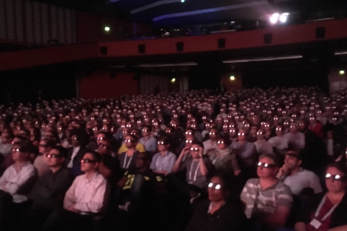 IBC big screen stereo 3D screening -thefilmbook