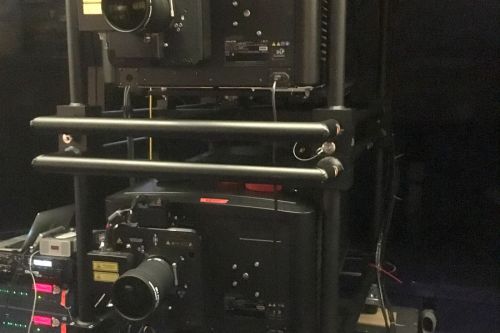 2 christie projectors for ang lee screening -thefilmbook