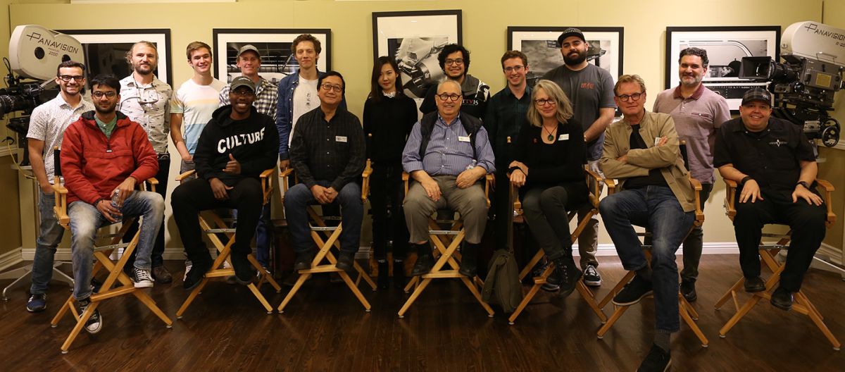 Loyola Marymount University students with ASC members (front row, third from left) Michael Goi, George Spiro Dibie, Cynthia Pusheck and Karl-Walter Lindenlaub.