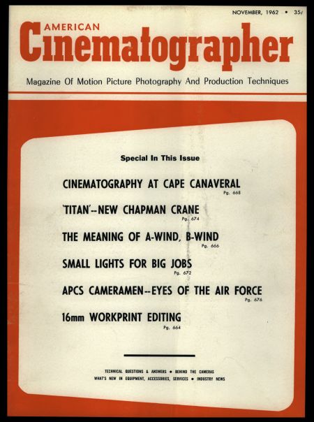 American Cinematographer Vol 43 1962 11