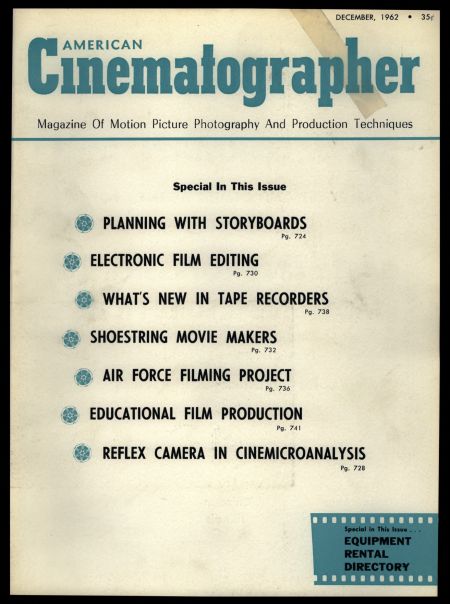 American Cinematographer Vol 43 1962 12