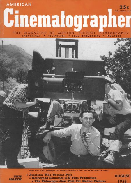American Cinematographer Vol 33 1952 08