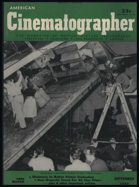 American Cinematographer Vol 33 1952 09