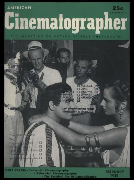 American Cinematographer Vol 32 1951 02