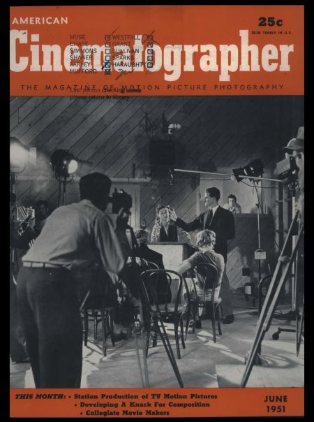American Cinematographer Vol 32 1951 06