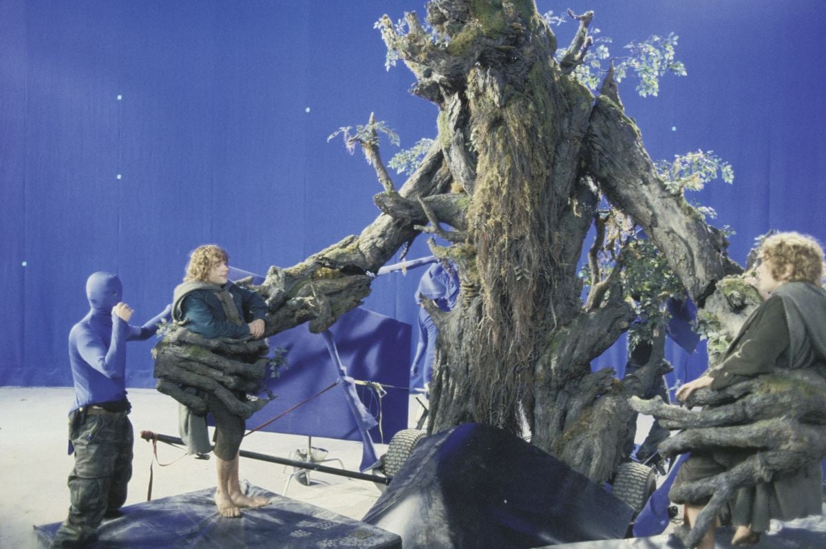After stumbling into the Fangorn Forest, intrepid hobbits Pippin (Dominic Monaghan) and Merry (Billy Boyd) find themselves caught in the clutches of a living tree.