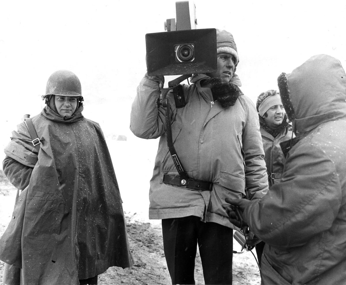 Koenekamp with one of the three “small” portable 65mm Todd AO AP cameras.