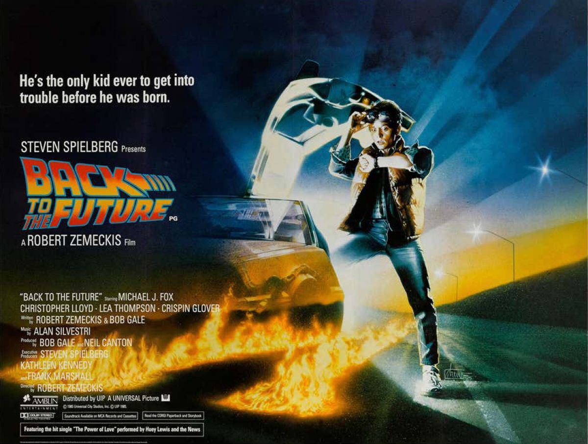 Back to the Future - Quad Poster (Universal Studios, 1985)
