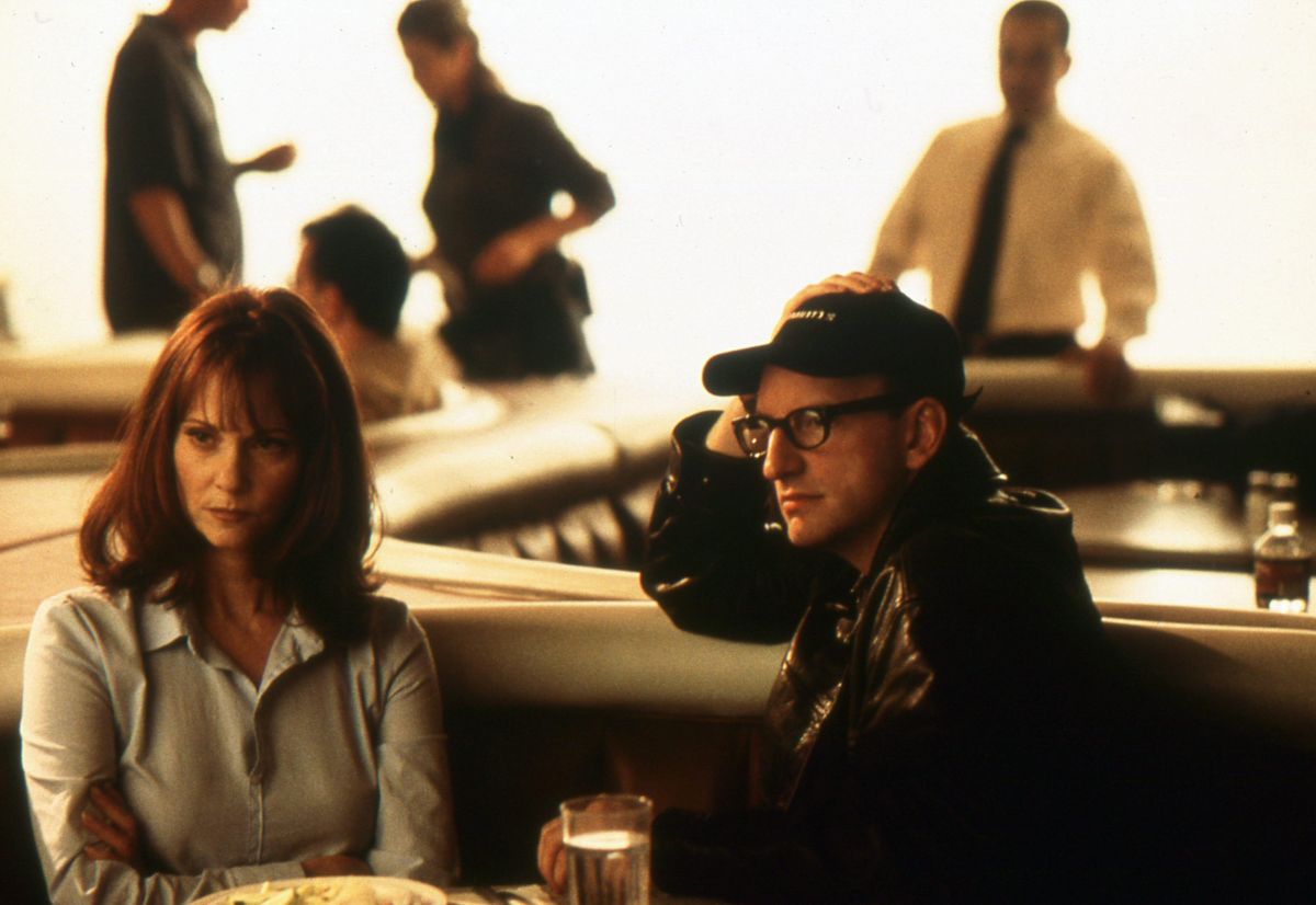 Lesley Ann Warren with Soderbergh.